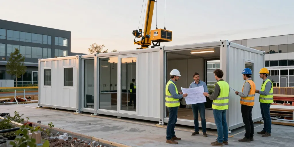Bâtiment modulaire à usage de bureau : une alternative rapide et flexible