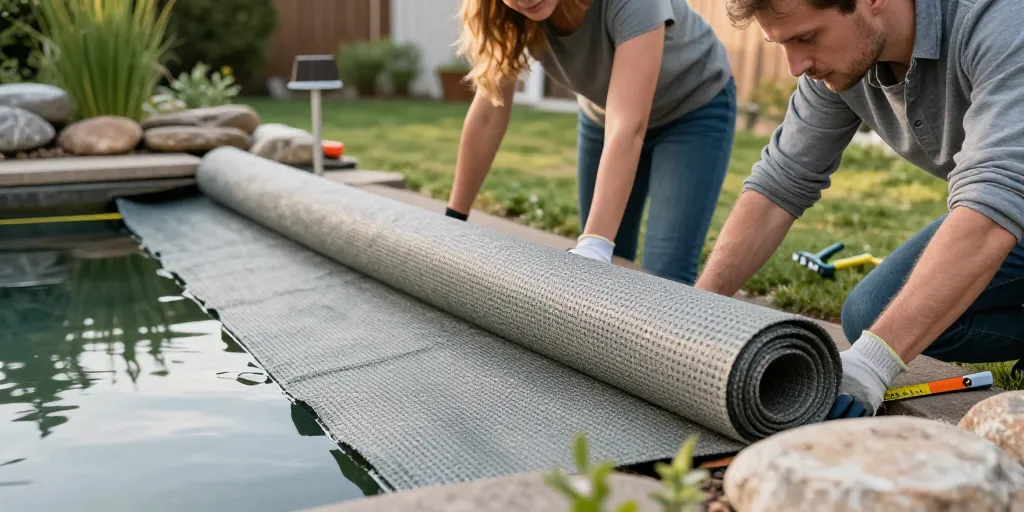 Géotextile bassin : une protection simple pour éviter les dégâts coûteux