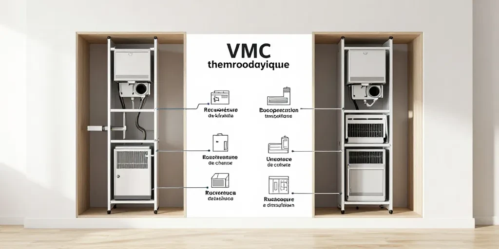 Illustration d’un équipement de ventilation thermodynamique