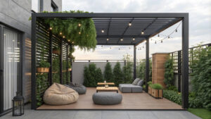 Entre ombre et lumière : maximisez votre espace avec une pergola en aluminium